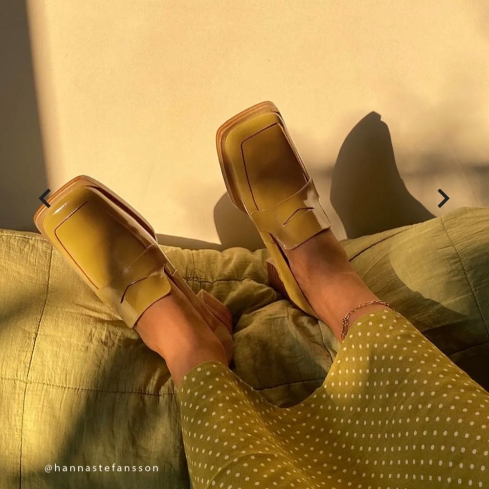 COPY - MIISTA CRIMSON TEAK PATENT LEATHER LOAFER